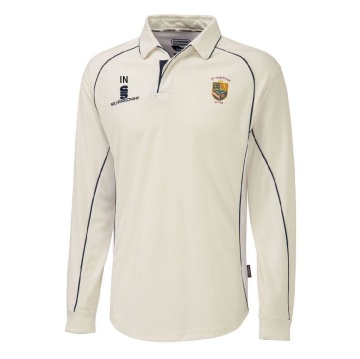 Old Isleworthians CC - Premier Long Sleeve Navy Trim Shirt