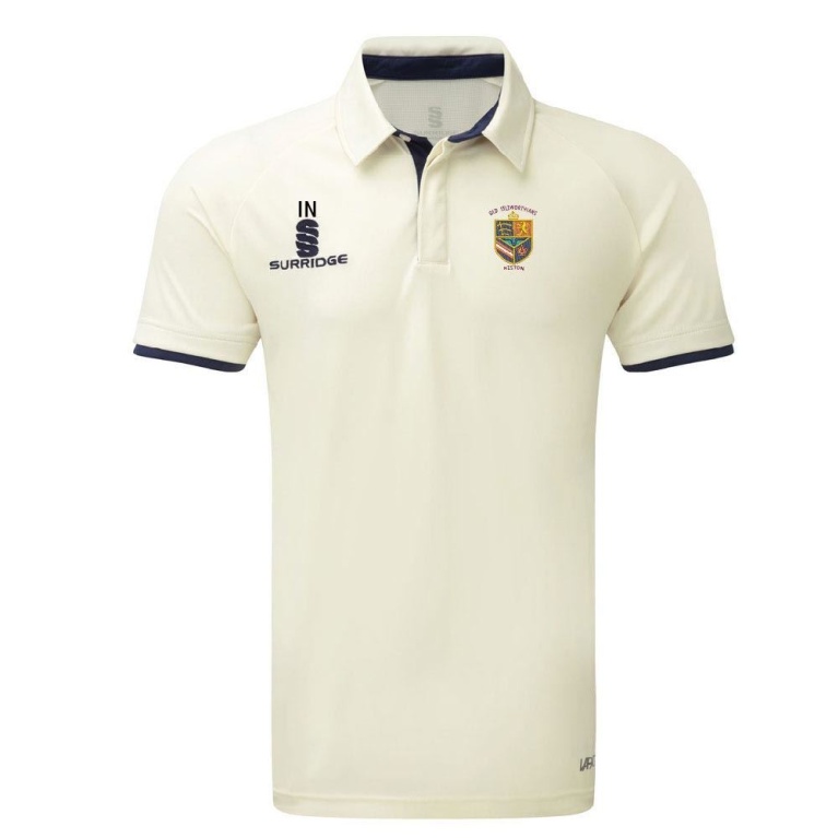 Old Isleworthians CC - Ergo Short Sleeve Navy Trim Shirt