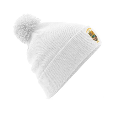 Original Pom Pom Beanie : White