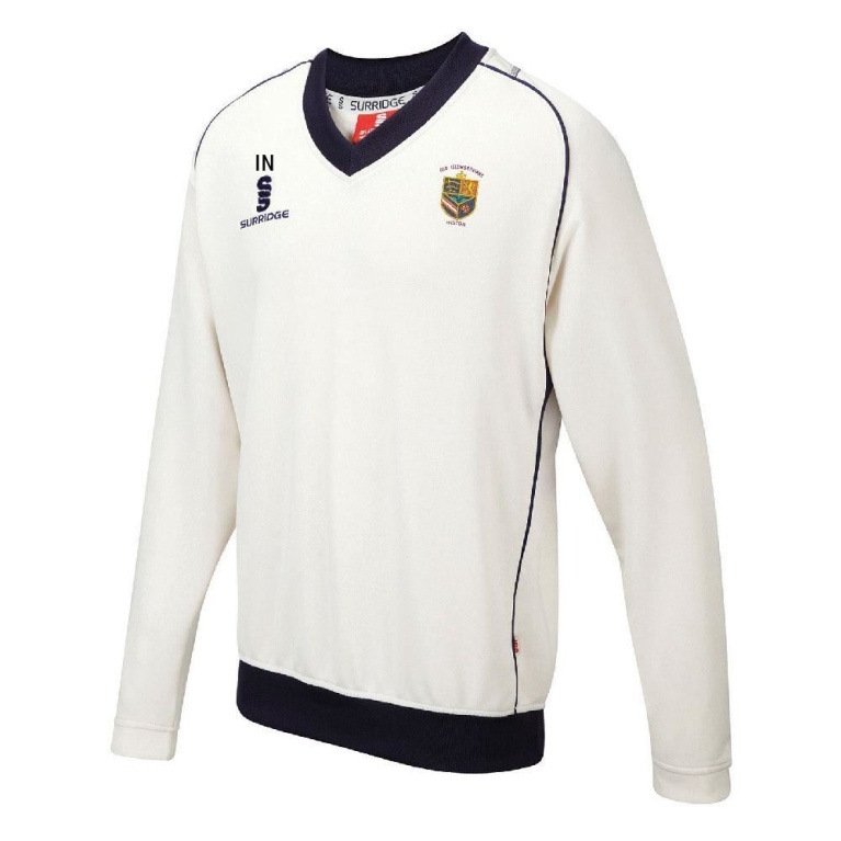 Old Isleworthians CC - Long Sleeve Sweater Navy Trim